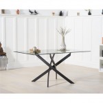 Noceto glass dining table